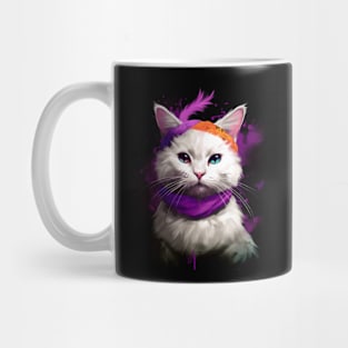 Feline Fancy - Elegant and Cute Cat Mug